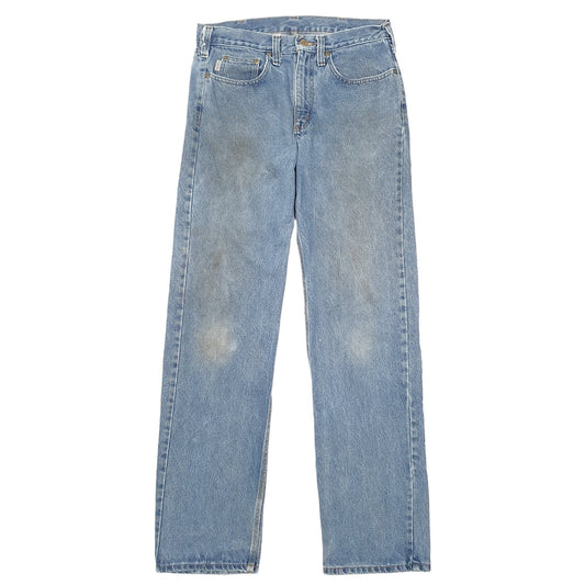 Mens Blue Carhartt Traditional Fit B480 JeansW32 L34