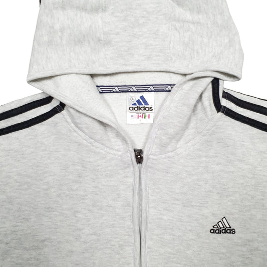Womens Grey Adidas Hoodie Jumper