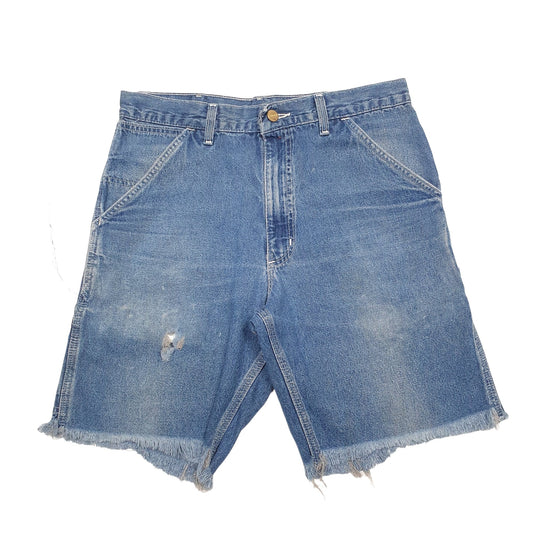 Mens Blue Carhartt Denim Shorts
