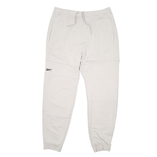 Mens Grey Reebok Jogger Trousers