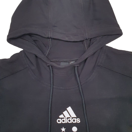 Mens Black Adidas Active Sports Hoodie Jumper