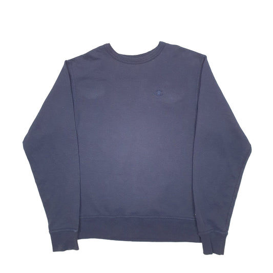 Mens Navy Champion Crewneck Jumper