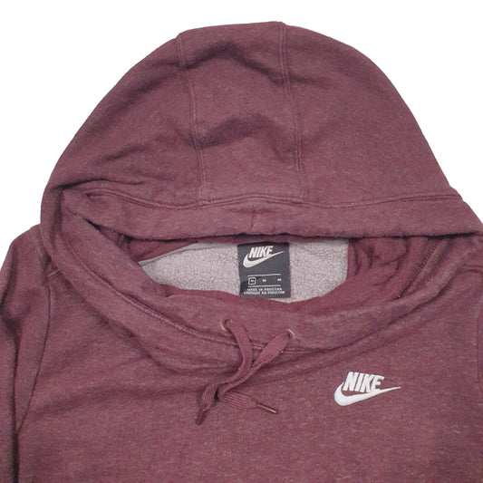 Womens Burgundy Nike Hoodie Jumper
