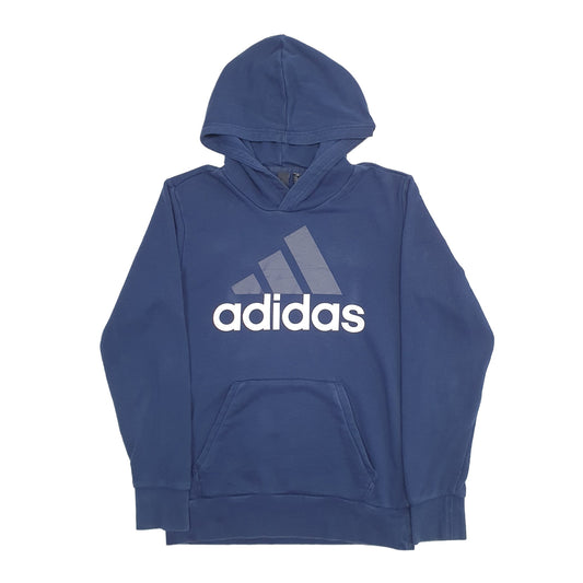 Mens Navy Adidas Hoodie Jumper