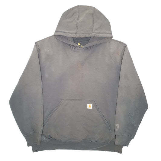 Mens Black Carhartt Workwear Hoodie Jumper