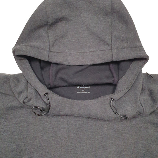 Mens Grey Champion Active Hoodie Jumper