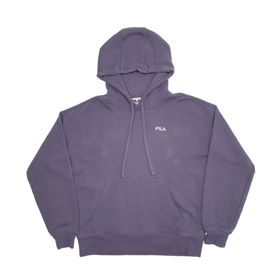 Womens Blue Fila Hoodie Jumper