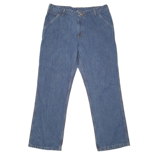Mens Blue Carhartt Carpenter JeansW38 L34