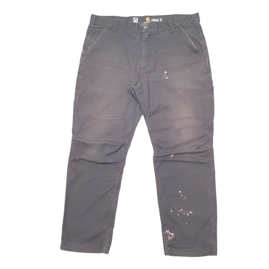 Mens Grey Carhartt Carpenter Trousers