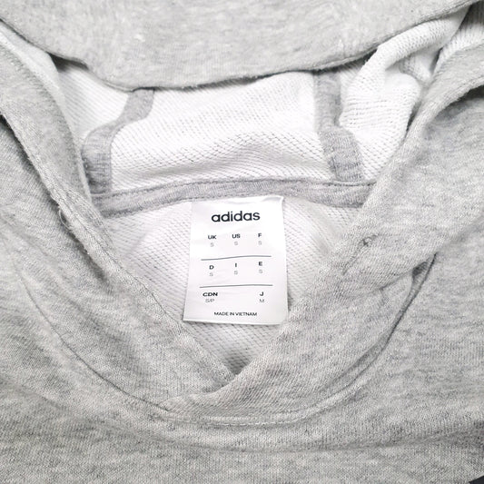 Mens Grey Adidas Hoodie Jumper