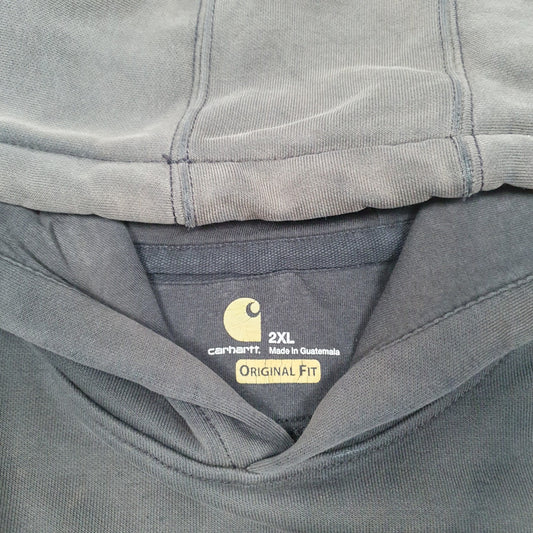 Mens Black Carhartt Workwear Hoodie Jumper