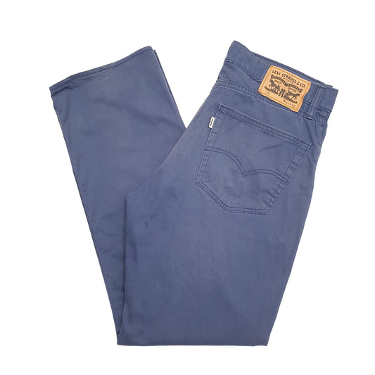 Mens Blue Levis Chino Trousers