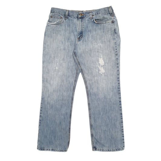 Mens Blue Carhartt Casual JeansW36 L30