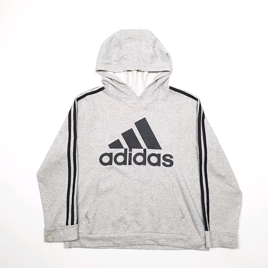 Womens Grey Adidas Hoodie Jumper