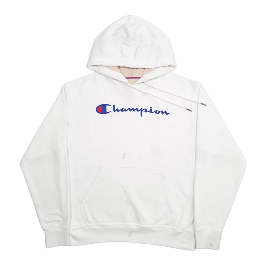 Mens White Champion Hoodie Jumper