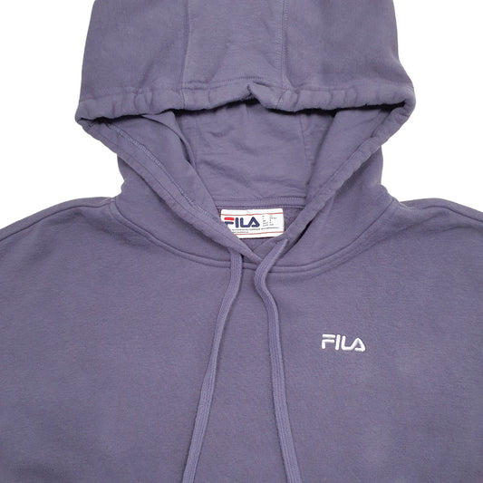 Womens Blue Fila Hoodie Jumper