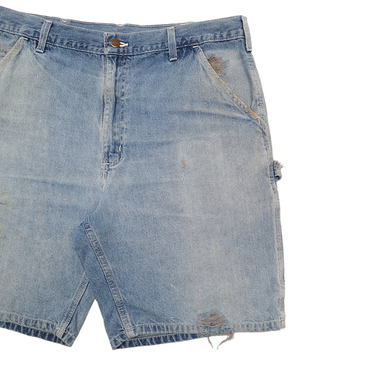 Mens Blue Carhartt Carpenter Shorts