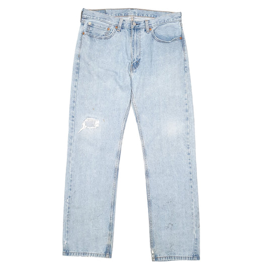 Mens Blue Levis 505 JeansW35 L32