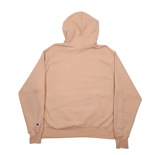 Mens Peach Champion Reverse Weave Short Sleeve Polo Shirt