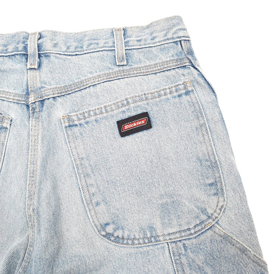 Mens Blue Dickies Carpenter Denim Shorts