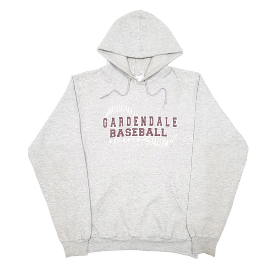 Mens Grey Champion Gardendale Baseball Rockets USA Hoodie Jumper