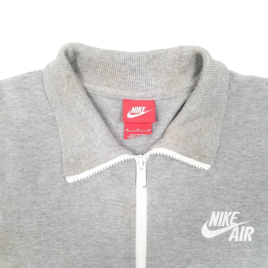 Mens Grey Nike Sweatshirt Air Full Zip Jumper