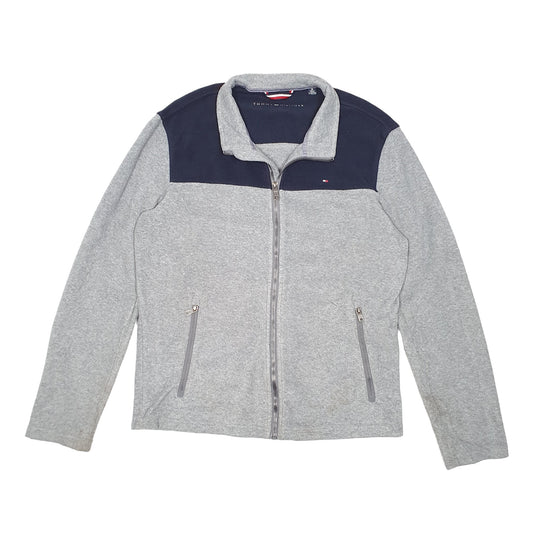 Mens Grey Tommy Hilfiger Full Zip Jumper