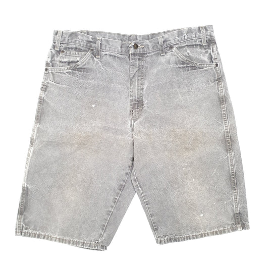 Mens Grey Dickies Carpenter Denim Shorts