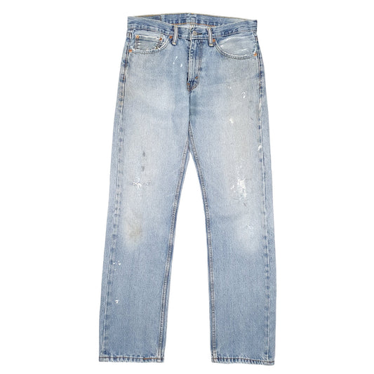 Mens Blue Levis 505 JeansW32 L34