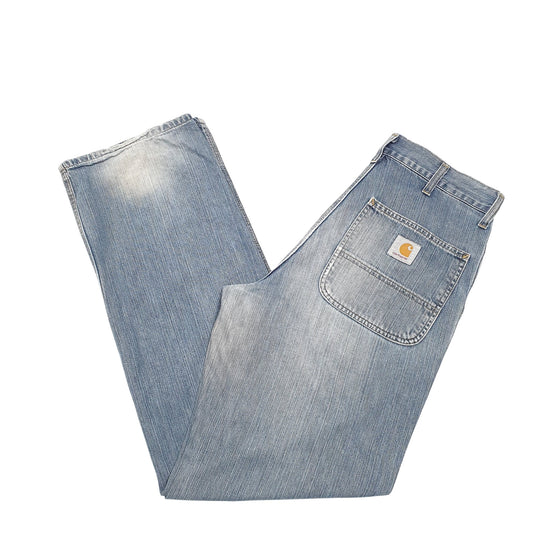 Mens Blue Carhartt Straight Casual JeansW32 L34