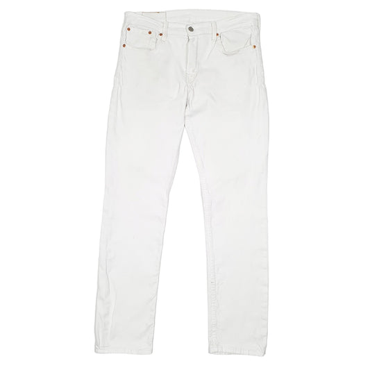 Mens White Levis Stretch 511 JeansW32 L32