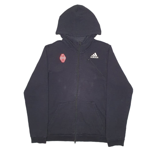 Mens Black Adidas Uprising Full Zip Jumper