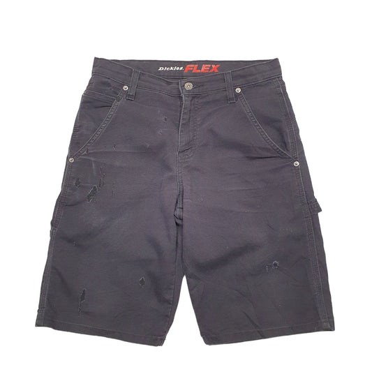 Mens Black Dickies Flex Denim Shorts