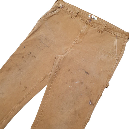 Womens Tan Dickies Carpenter Trousers