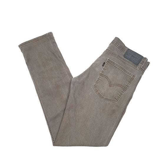 Mens Khaki Levis Stretch 511 JeansW32 L32