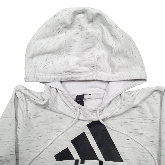 Womens Grey Adidas Hoodie Jumper
