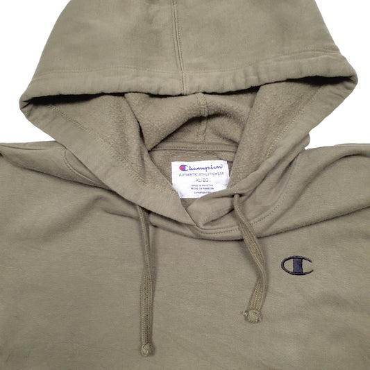Womens Khaki Champion Hoodie Jumper