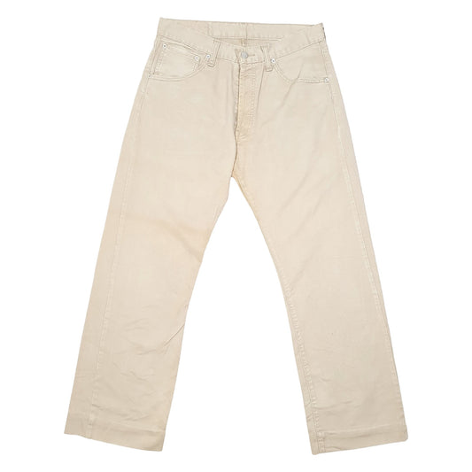 Mens Beige Levis 551 JeansW32 L30