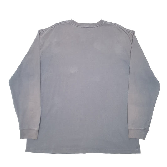 Mens Grey Carhartt Long Sleeve T Shirt