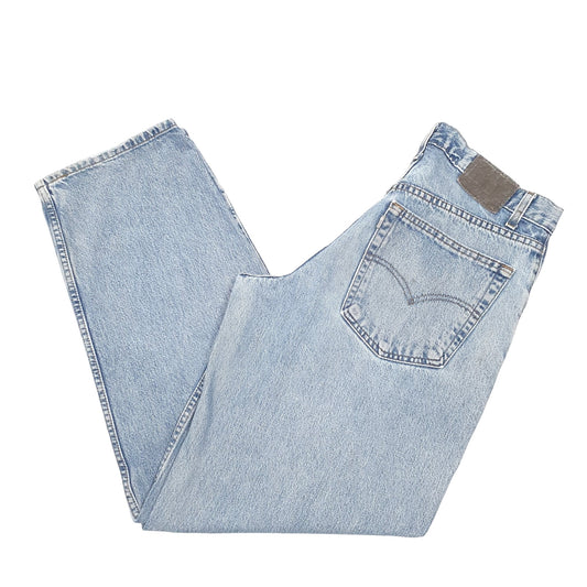 Mens Blue Levis Vintage Silver Tab Baggy 90s Casual JeansW32 L32