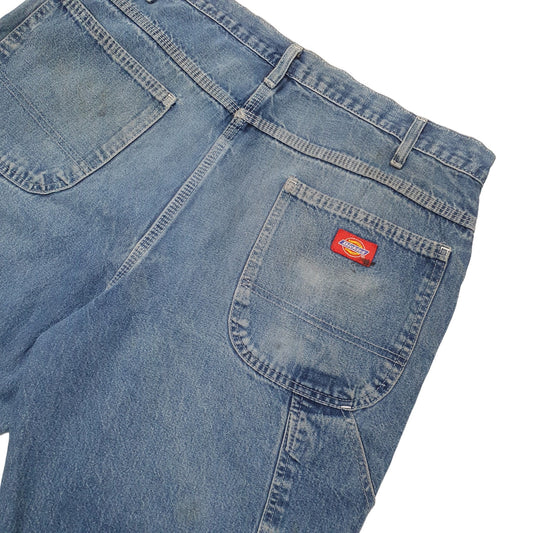 Mens Blue Dickies Denim Shorts