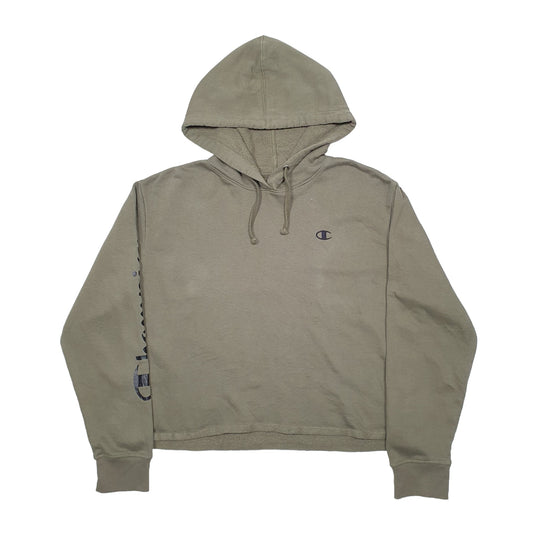 Womens Khaki Champion Hoodie Jumper