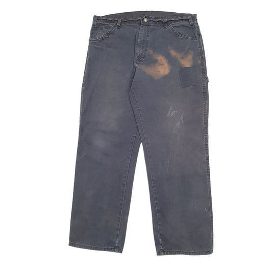 Mens Black Dickies Carpenter Trousers