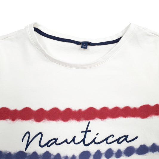 Womens White Nautica Crewneck Jumper