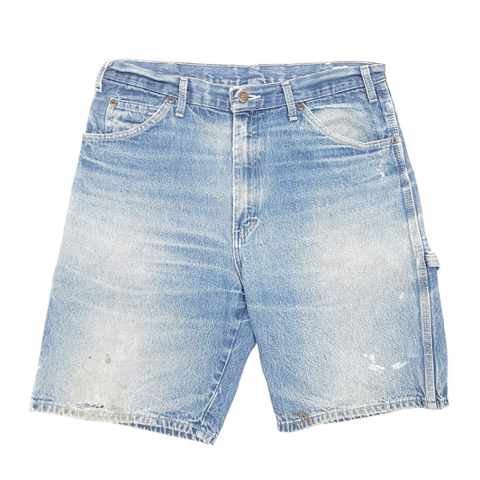 Mens Blue Dickies Carpenter Denim Shorts