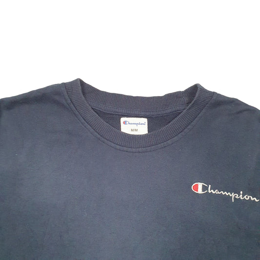 Mens Navy Champion Crewneck Jumper