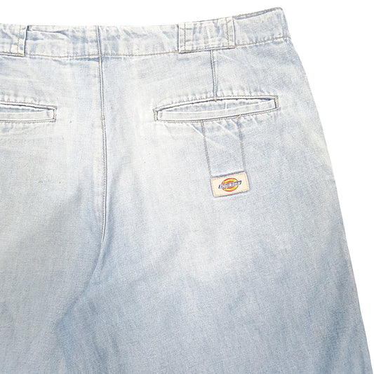 Mens Blue Dickies Denim Shorts