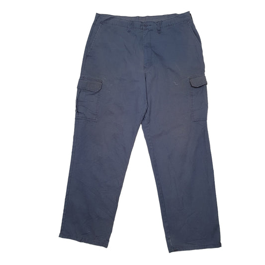 Mens Blue Dickies Cargo Trousers