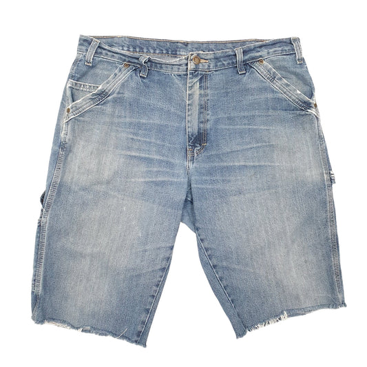 Mens Blue Dickies Carpenter Cut Offs Denim Shorts