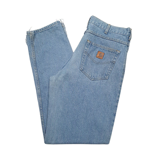 Mens Blue Carhartt Casual JeansW36 L34